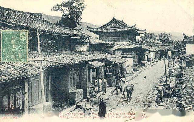清末云南蒙自老照片30幅百年前的蒙自真实城市风貌