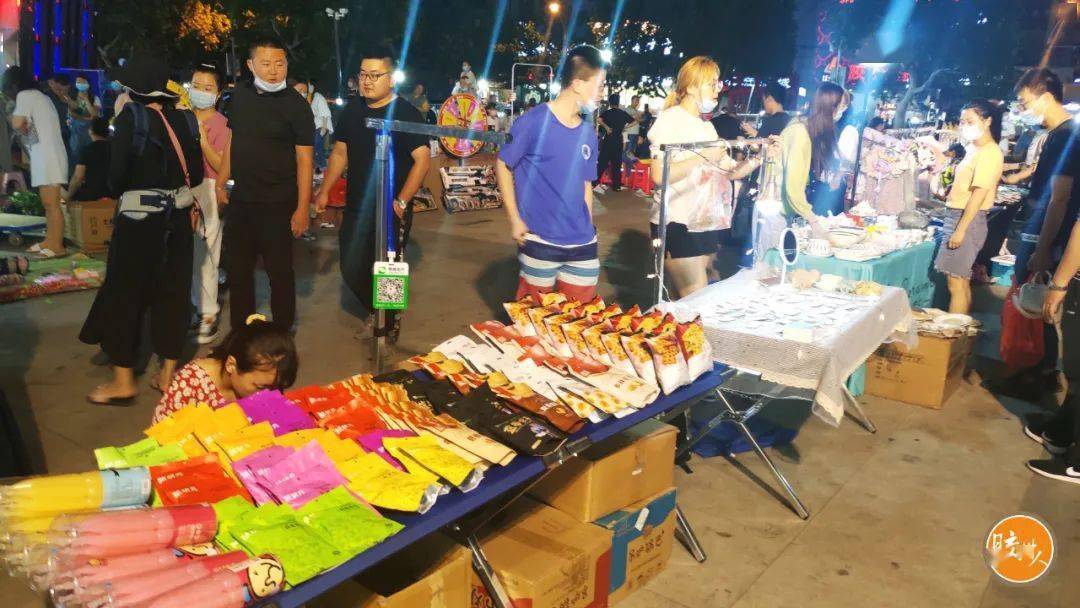 夜市回来了胶州人都去摆地摊了