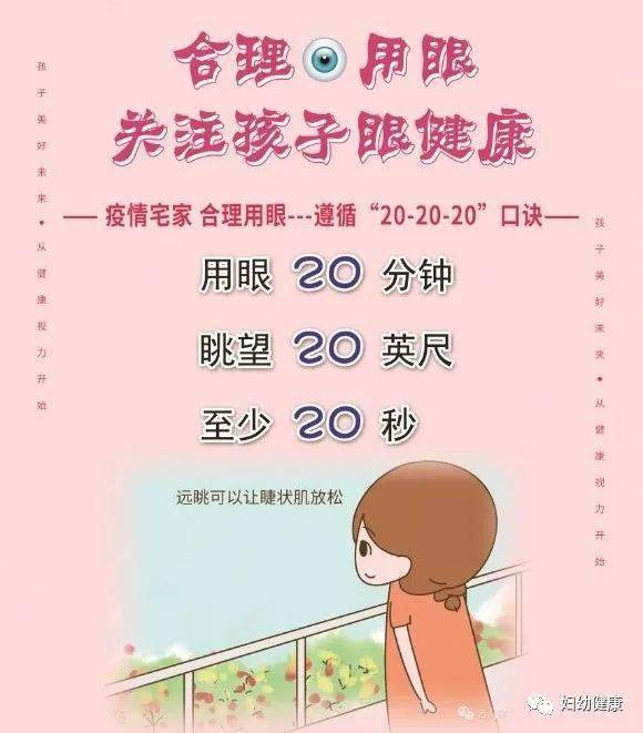家长朋友们06岁儿童眼保健核心知识要点请查收