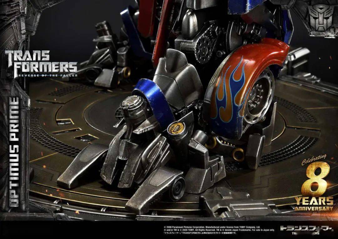 变形金刚堕落者的复仇擎天柱p1s变形金刚8周年纪念雕像