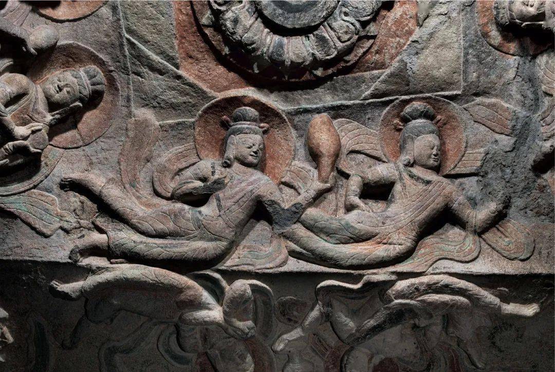 申尧说飞天双飞天三飞天云冈破石而出的光芒