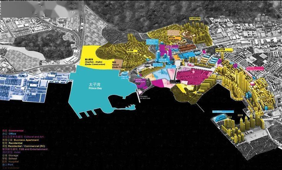 oma与som竞标太子湾,由深规院深化落地方案长什么样?