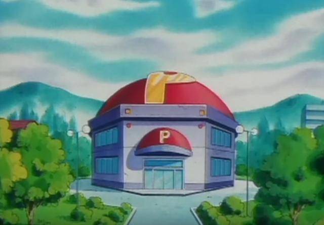 这里的宝可梦中心只要顺着小镇里的大路走就可以抵达,从外表来看像是