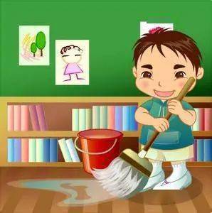 扫地,擦地,洗小件衣物,收拾书桌,整理书包,包书皮,清洁墙面,擦门窗,系