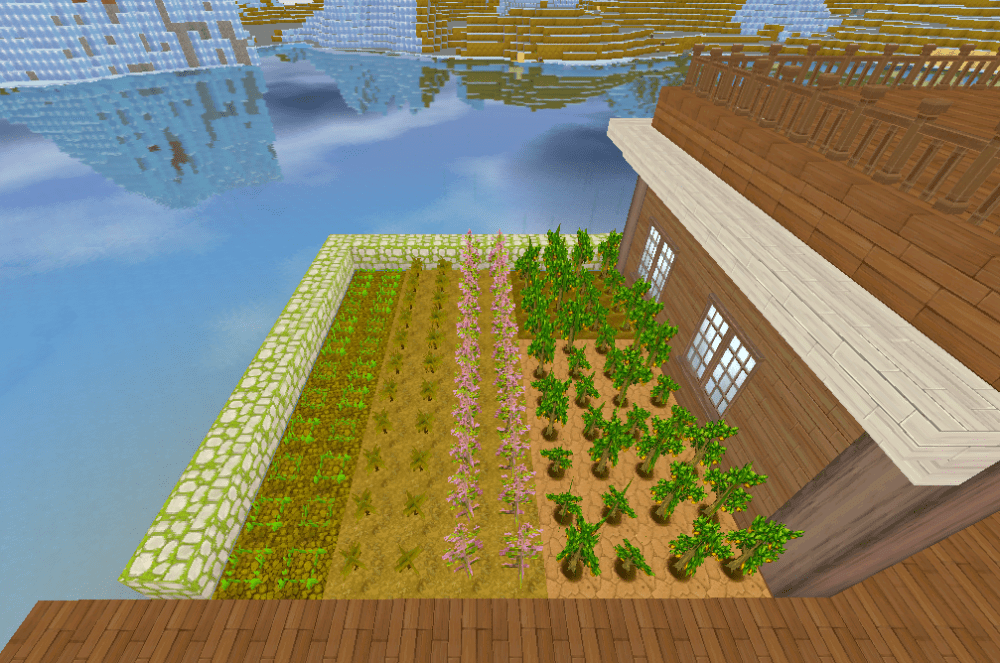 迷你世界:大神速建"水上花园别墅",配备码头,5条船随便开!_方块