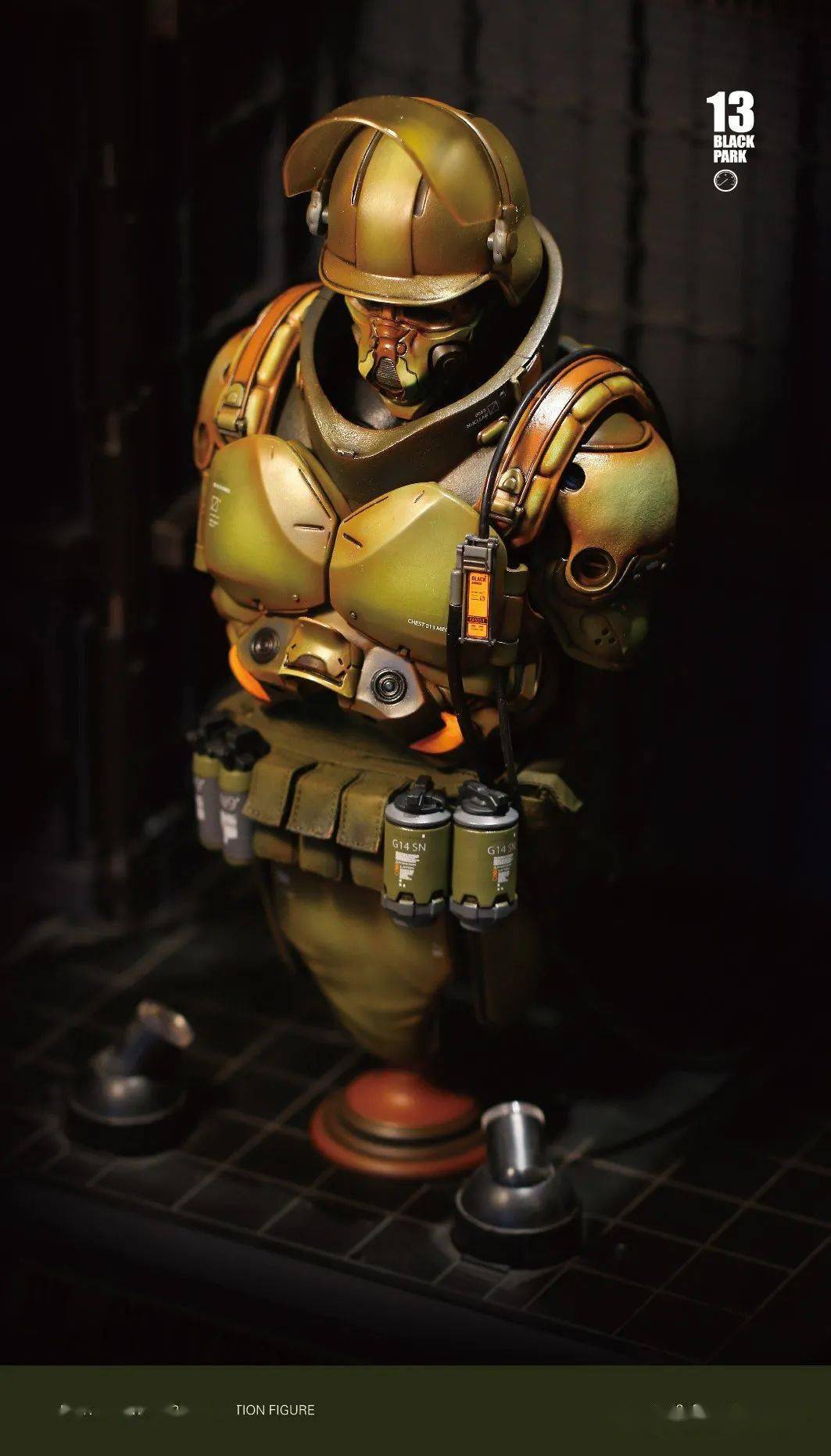 black13park烬燃重装压制作战部队16人偶预售