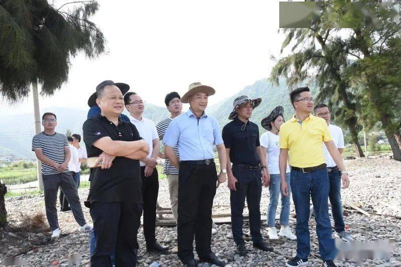 市自然资源和规划局副局长杨继雄来赤溪镇调研沿海防护林建设工作
