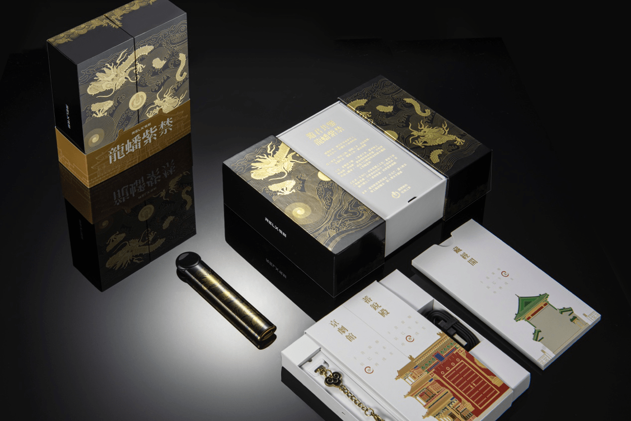 relx悦刻推出陶瓷材质灵点"龙纹杆"