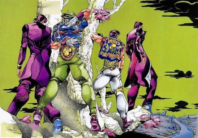 jojo石之海dio的儿子们聚集神秘生物来袭