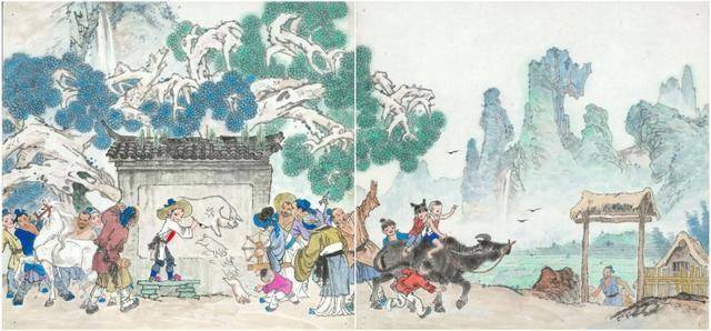 中國當代書籍插圖藝術欣賞 (四十九)《神筆馬良》楊永青插圖