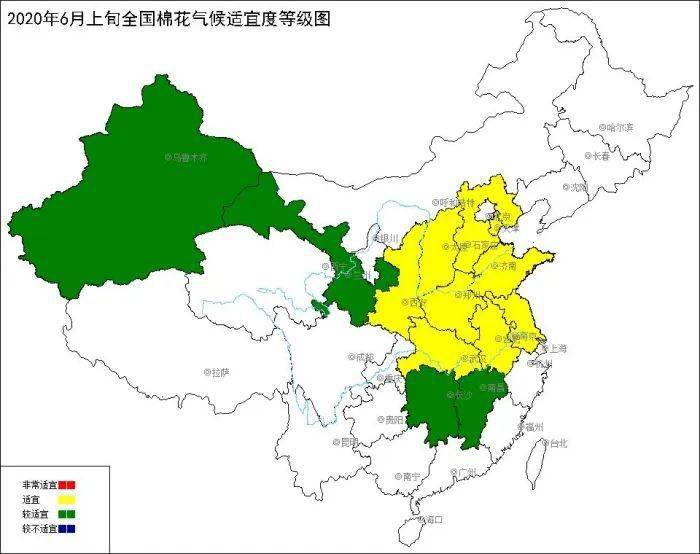 國家氣象中心:6月中旬氣象條件將利於新疆棉花生長