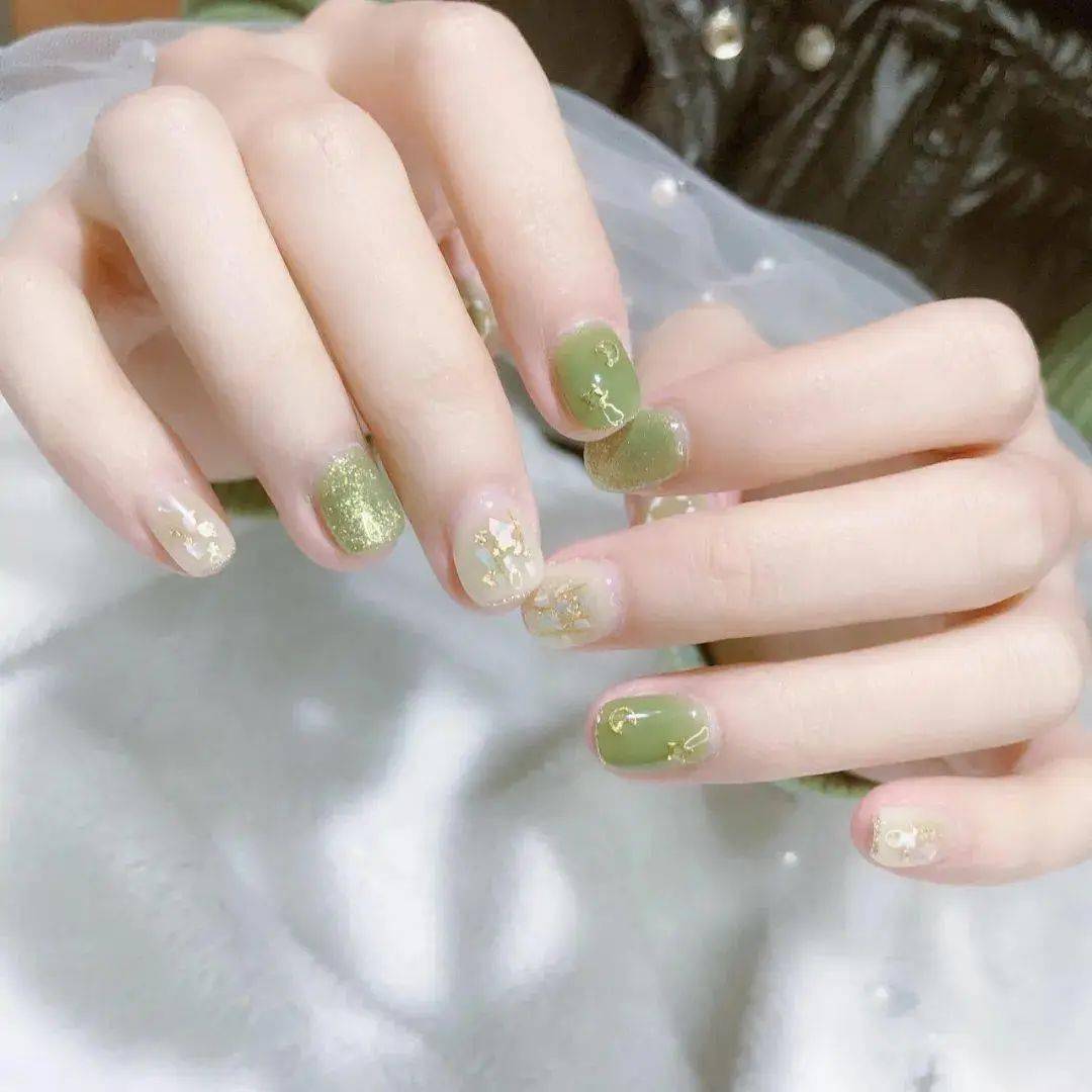 巨显白的抹茶绿美甲美到直男都心动
