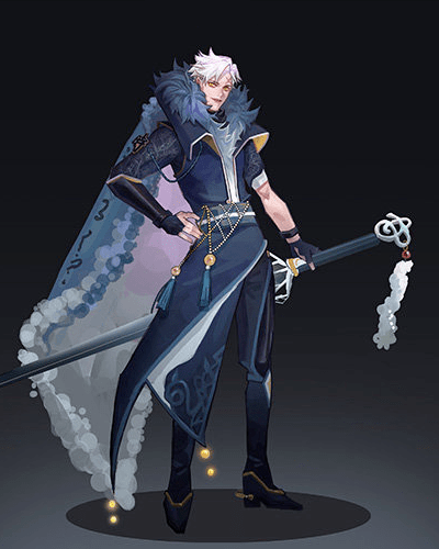 曜fmvp皮肤平面图曝光?披风有2种不同形态,剑上自带毛绒装饰物