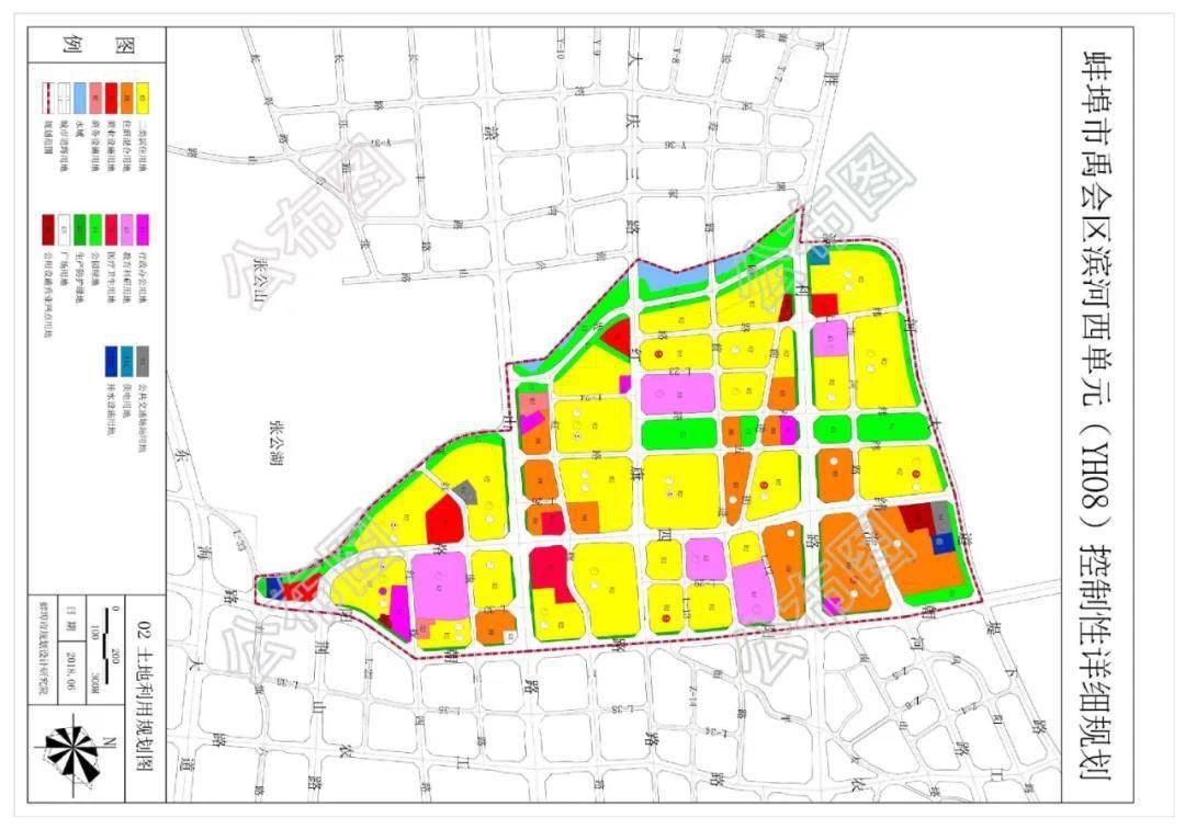 蚌埠市规划图图片