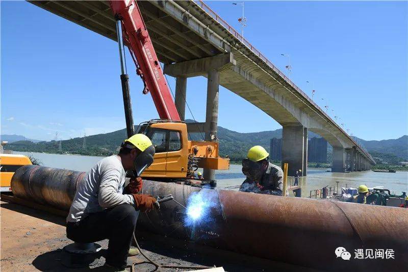 预计10月完工闽侯甘竹大桥首次进行大手术