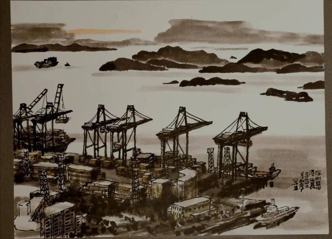 众画家走进深圳盐田用笔墨描绘山水之美