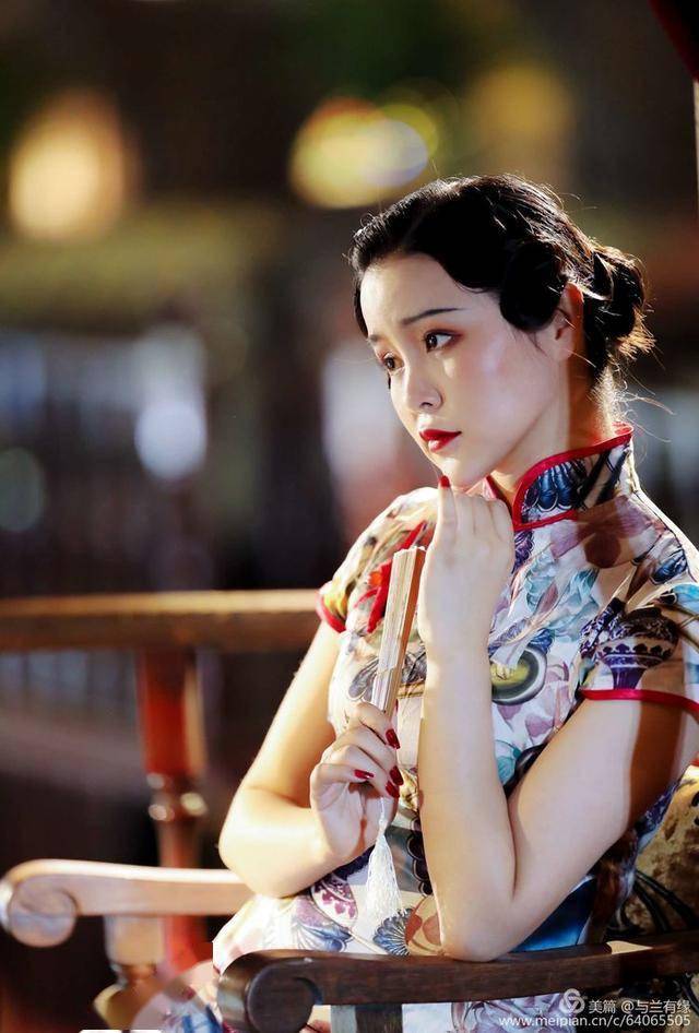 民国风,旗袍秀,夜来香