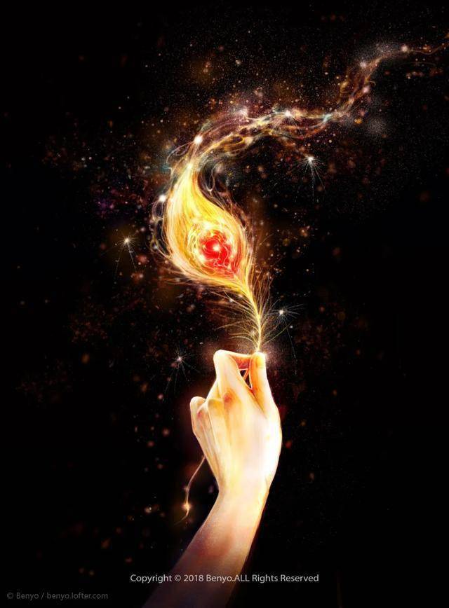 幻想的意境里有独角兽的希望和美好有七色之虹的奇幻色彩亦有涅槃重生