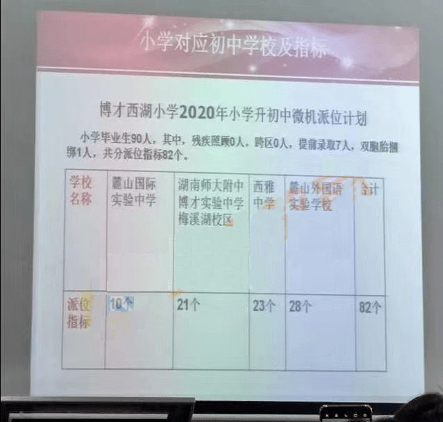 2020长沙各小学微机派位指标分配情况!有你家崽在的学校吗?_砂子塘