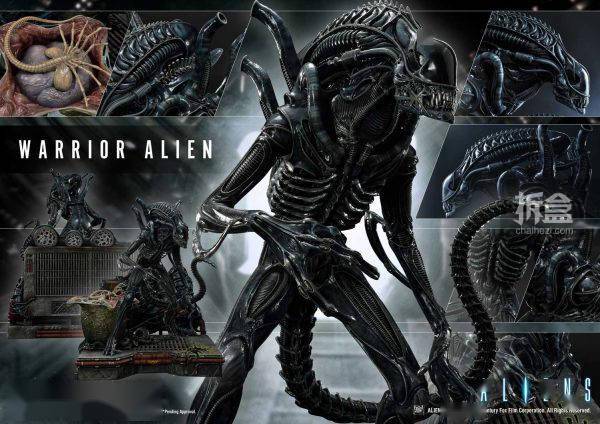 prime 1 studio 异形战士warrior alien 26寸雕像