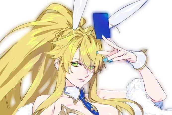 fgo日服尺阶兔女郎喜获强化我自己就是发牌员