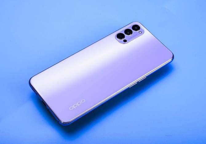 oppo reno4新品开箱:纤薄机身碰撞上甜甜香芋紫_手机