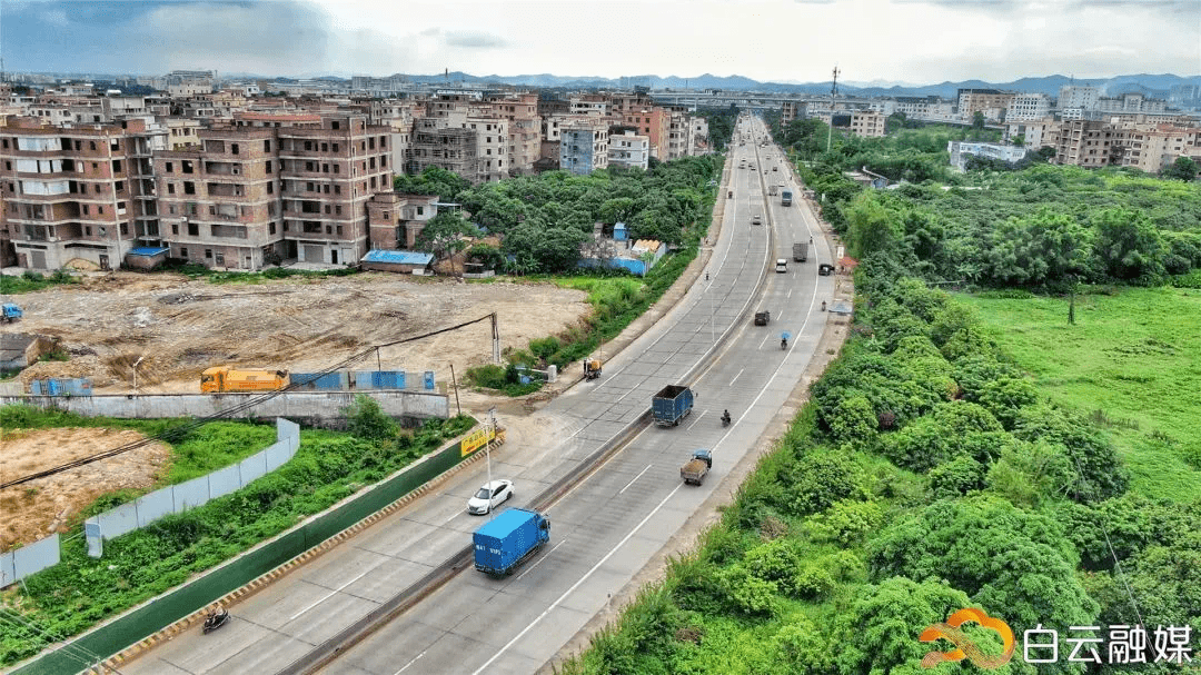 黄埔白云往来更方便:九龙大道北扩建8车道,2021年通车