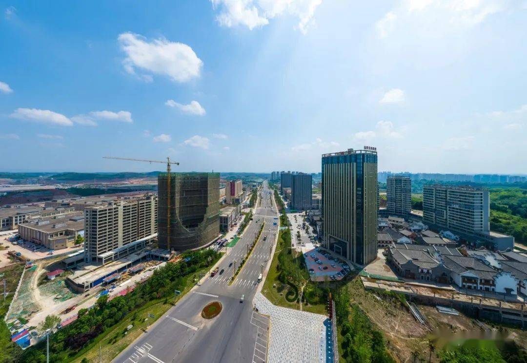 空中看简阳!高清大图带你感受简阳的强劲发展脉搏