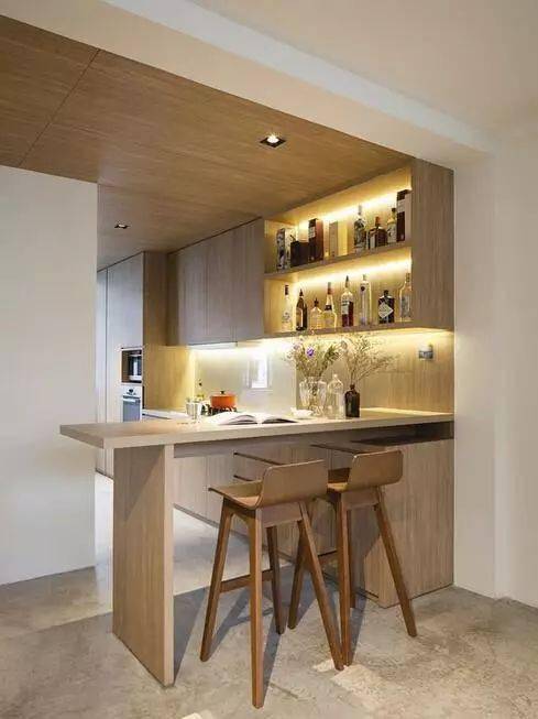 家里一定要做个小吧台