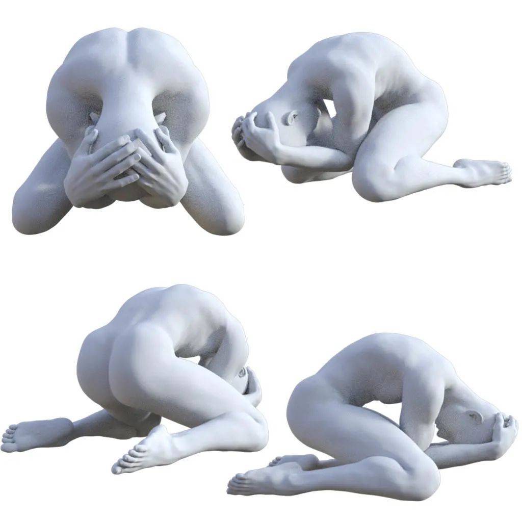 超实用人体模型动势参考附下载