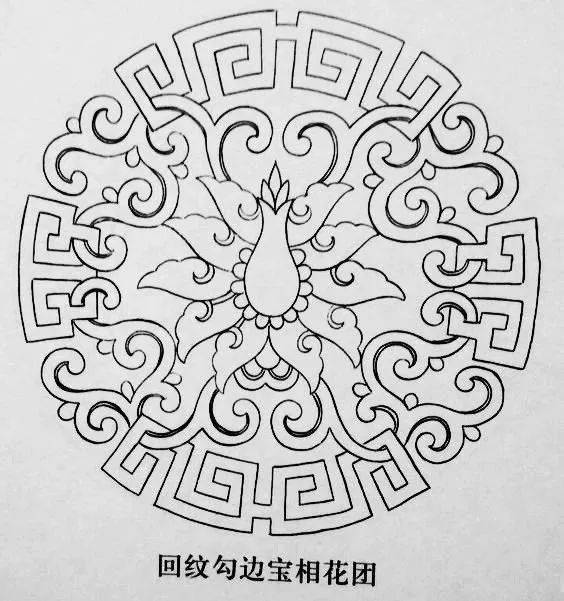 中国传统图案纹样素材大全(p图画效果图正合用)