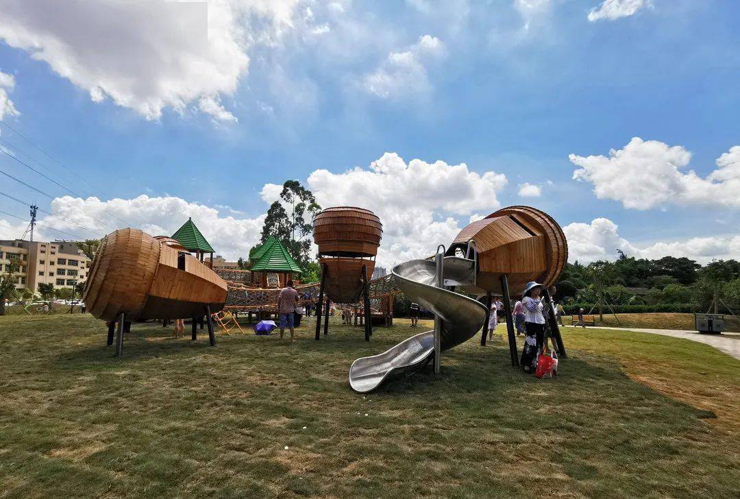 今天沙溪镇凤凰山公园盛装开园