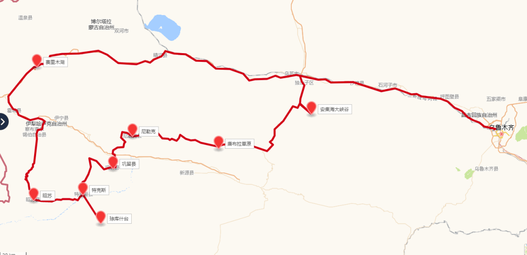 独库公路伊昭公路伊犁草原自驾8日游