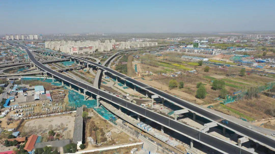 爽快今天郑州四环高架通车用图告诉你怎么走