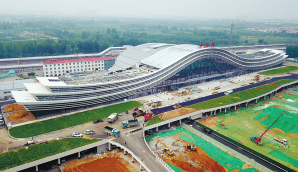 章丘站新容亮相计划7月1日达到通车条件