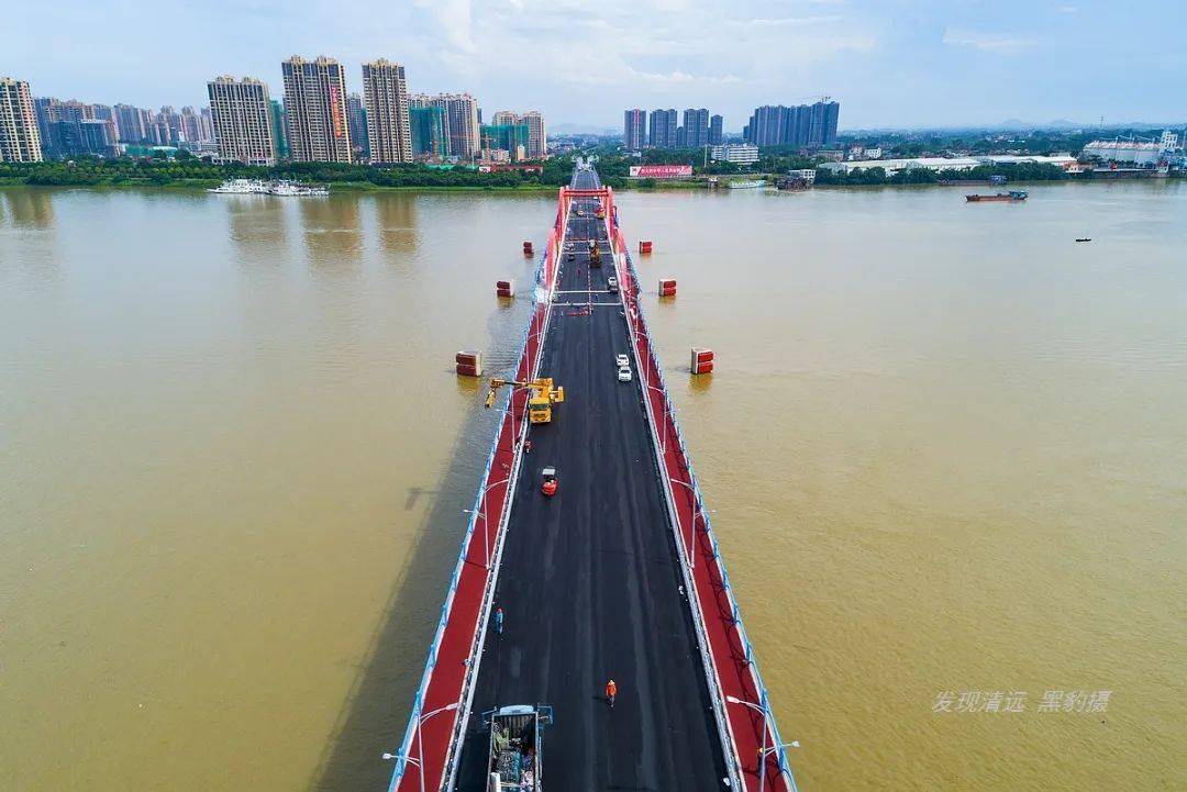 好消息清远这座大桥时隔一年要正式通车了
