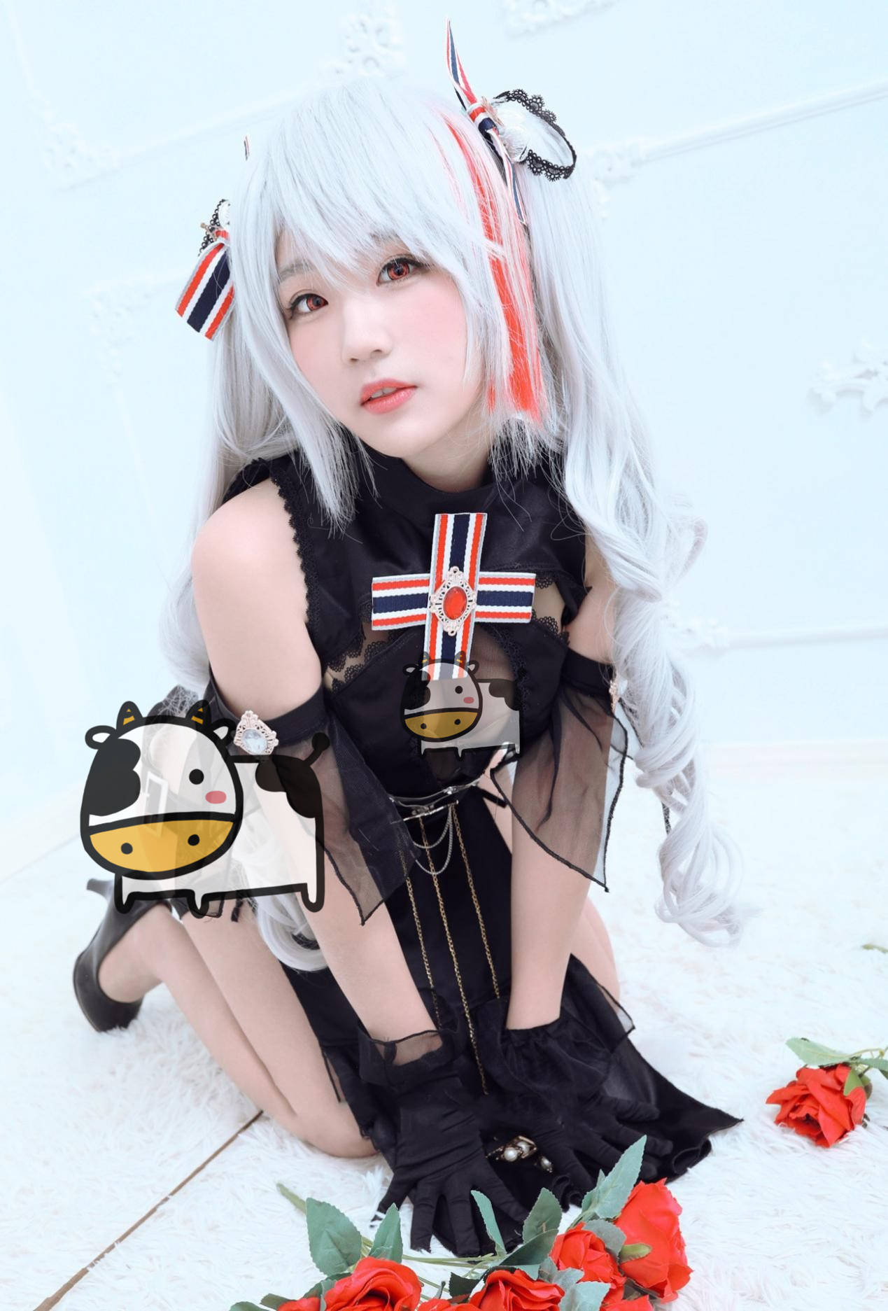 碧蓝航线欧根亲王cos27cm的手办卖2500这个得多少钱