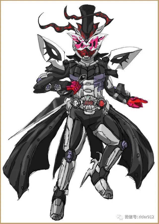 假面骑士同人绘画:时王新增双重机甲模式