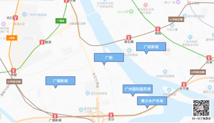 广州花地湾规划图图片