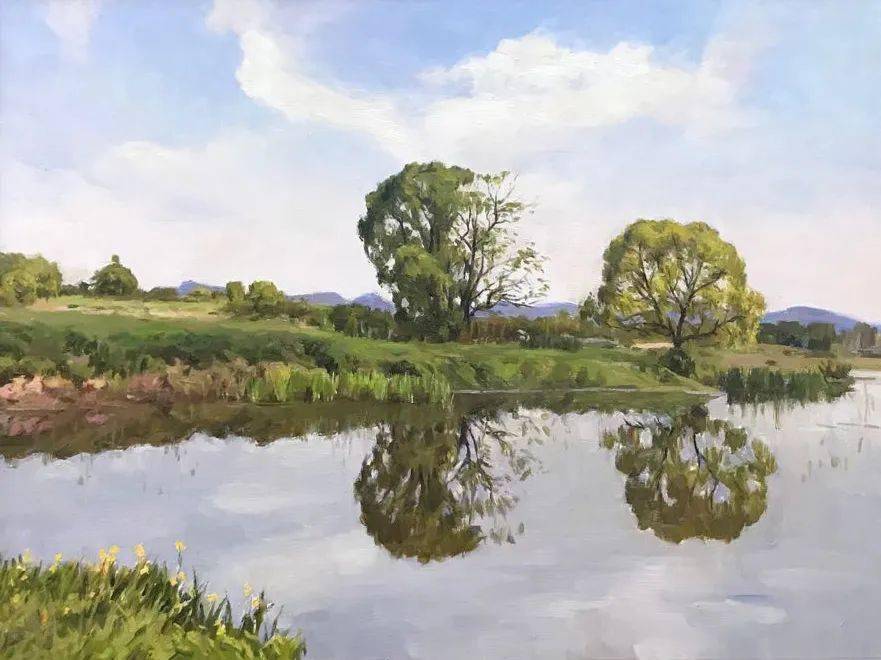 展讯彩笔绘良渚盛世颂华章百名中外画家走进良渚古城油画作品展第一站