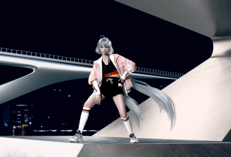 开辟ip跨界新纪元李宁携手虚拟偶像星瞳跨越时空演绎新复古未来主义