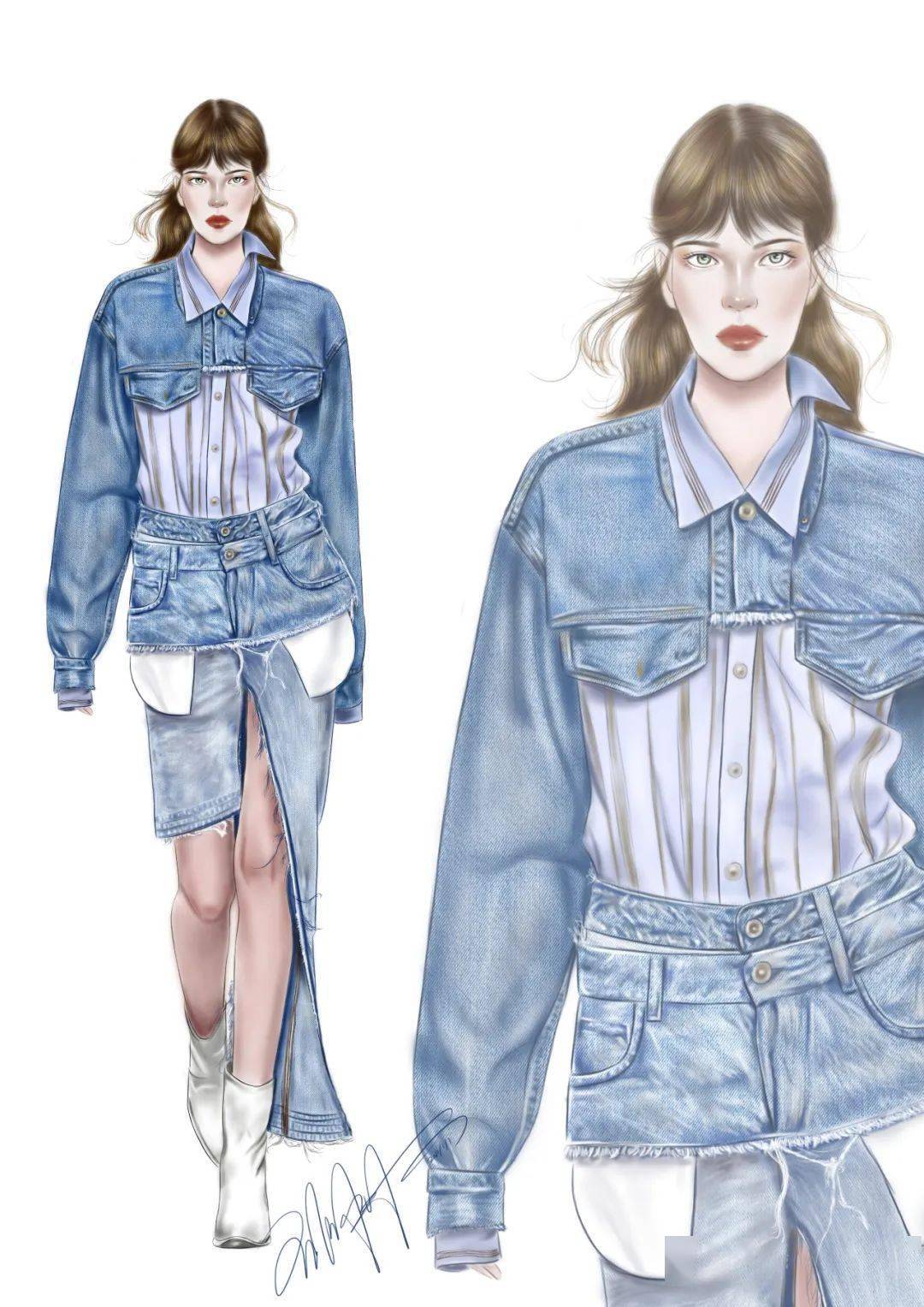 100多张服装电脑效果图欣赏