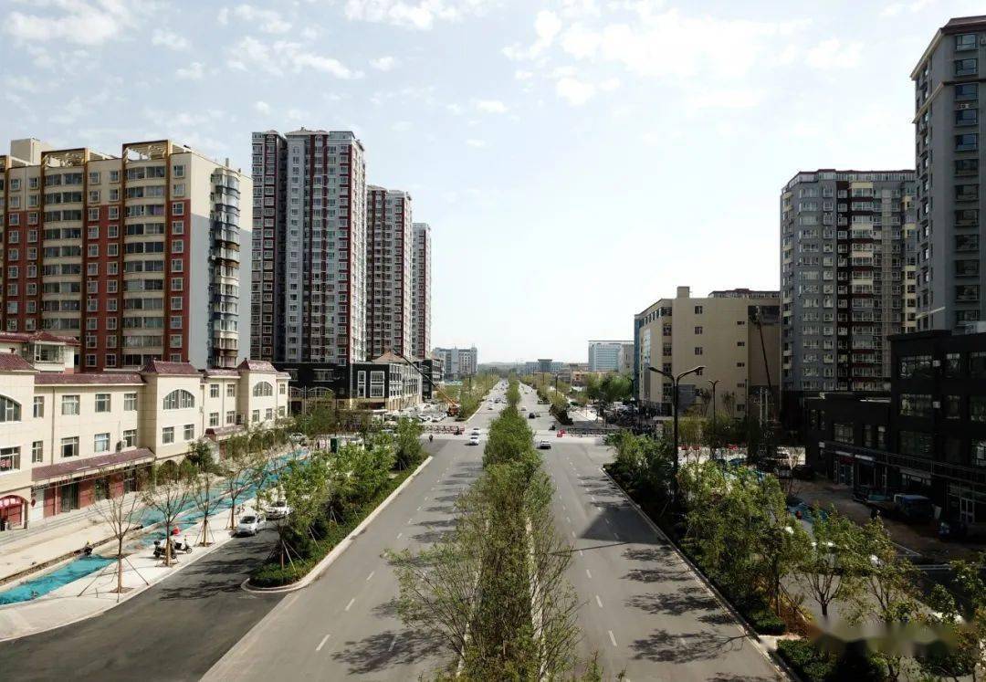 寿阳的街道已美不胜收更宽更绿更美啦