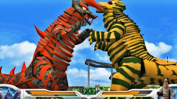 班克ex雷德王vs山寨雷德王这屎黄色皮肤奥特曼格斗进化0