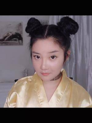 发量王者蹦迪必备春丽双丸子头发型教程