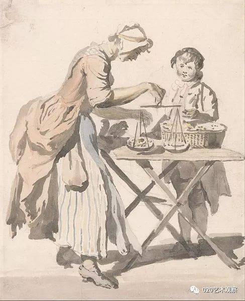 送奶工无烟的火小煤刷补锅匠和他的妻子一个大摇大摆的人卖锅碗瓢盆一