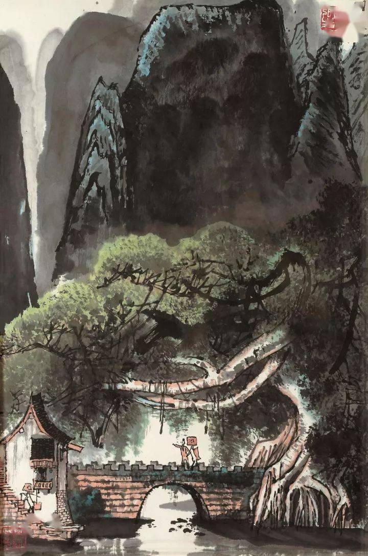 浓墨重彩写江山张步彩墨山水画赏析90幅