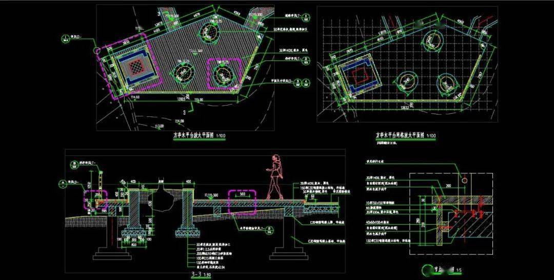 某山体休闲公园绿化改造工程景观全套施工图-休闲型山地公园改造
