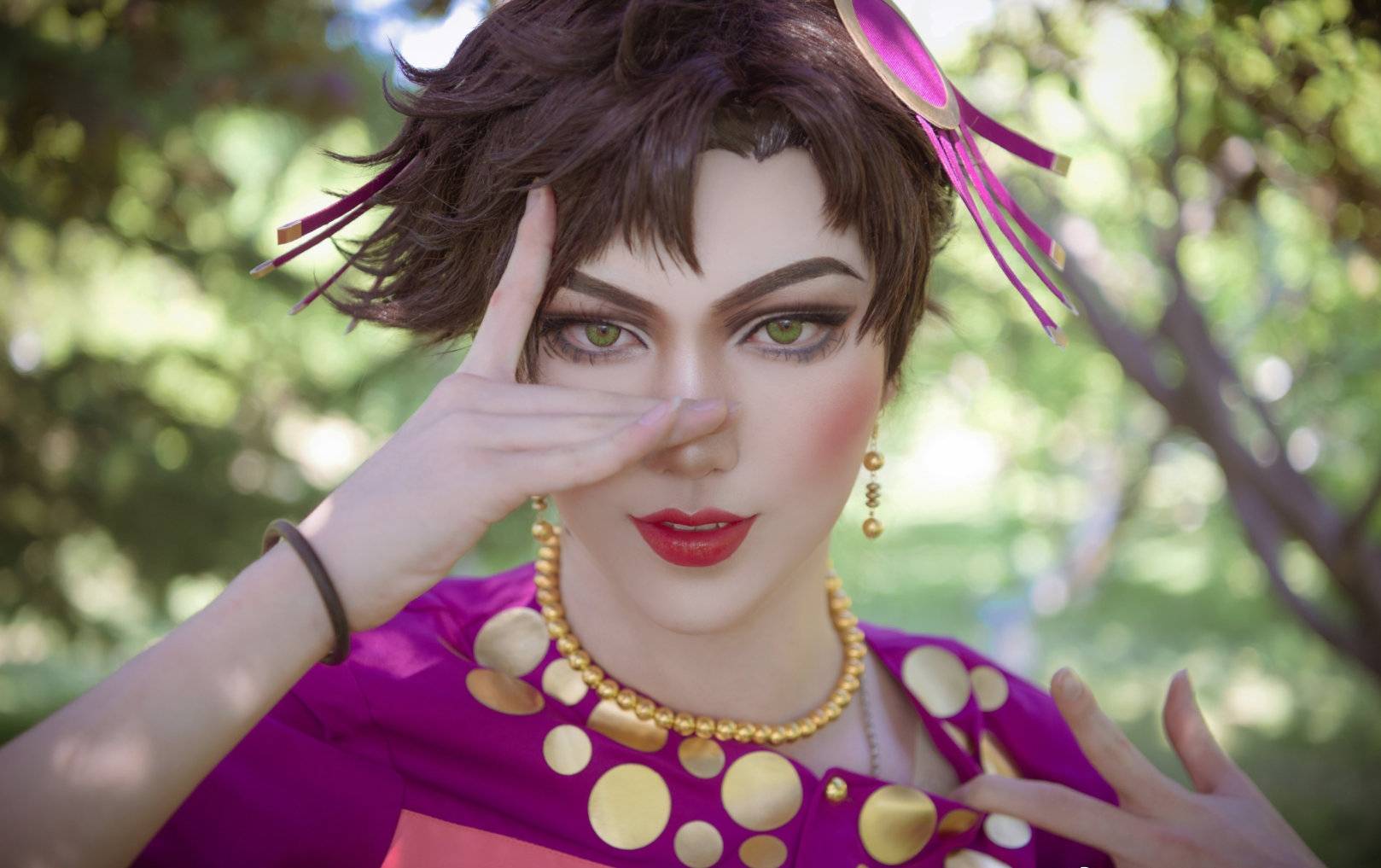 大佬cos jojo"龙舌兰姑娘",你是扛起了品如的衣柜吗?