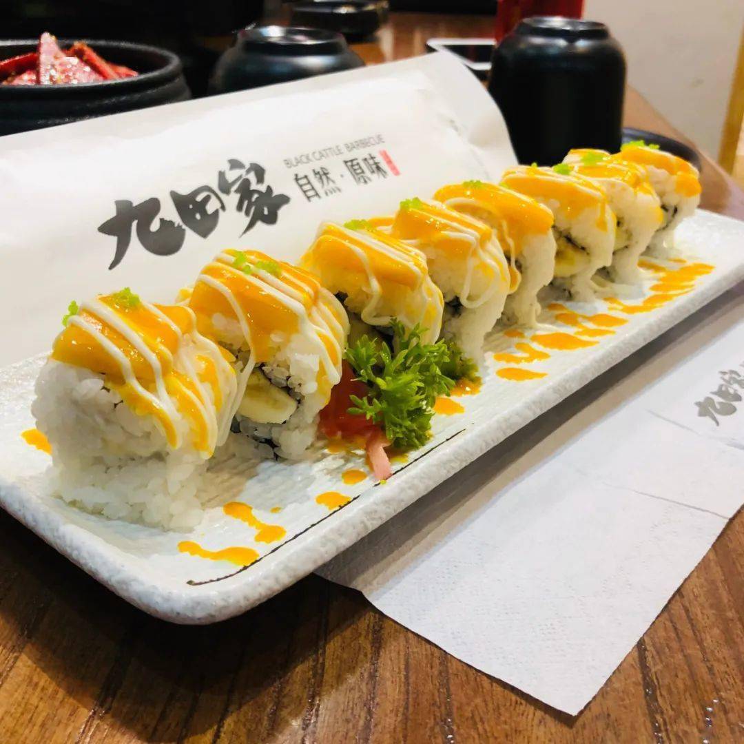 九田家烤肉129元秒杀440元套餐5荤4素沙拉寿司拌饭饮品